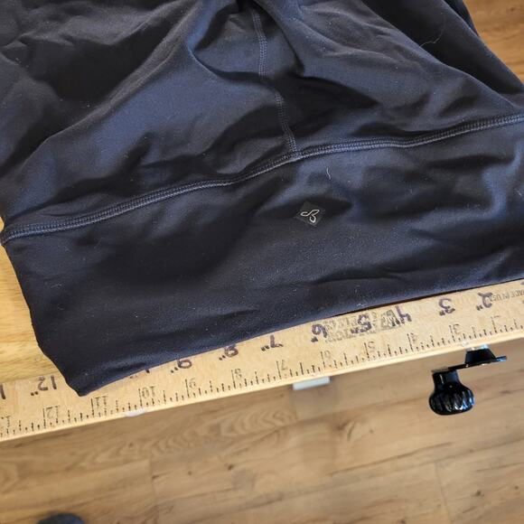 Prana Black Leggings Size Small 24" Waist 19" Inseam 26" Long - Picture 8 of 8
